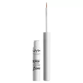 NYX Professional Makeup Жидкий лайнер белого цвета. WHITE LIQUID LINER