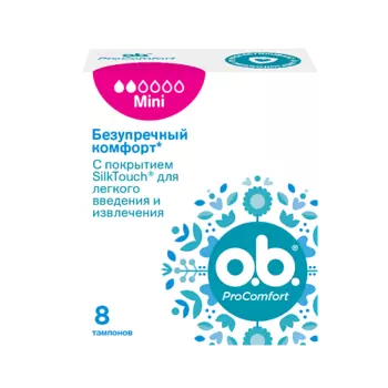 O.B. Тампоны Comfort мини 8.0