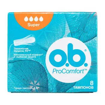 O.B. Тампоны ProComfort супер