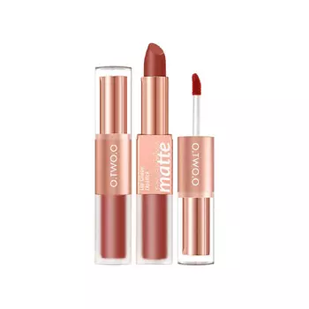 O.TWO.O Матовая губная помада и вельветовый тинт 2в1