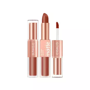 O.TWO.O Матовая губная помада и вельветовый тинт 2в1