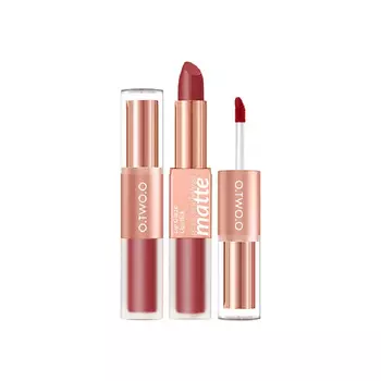 O.TWO.O Матовая губная помада и вельветовый тинт 2в1