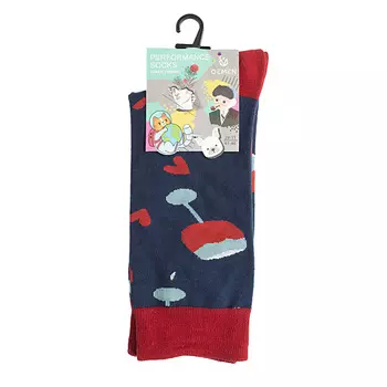 OEMEN Носки унисекс PW710 темно-синий/красный