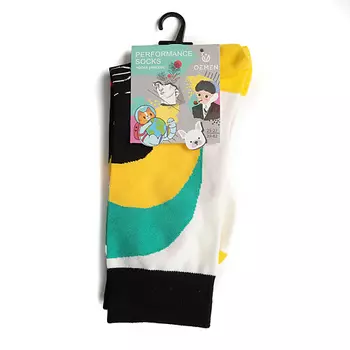 OEMEN Носки унисекс PW712 красный/розовый/мятный