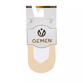 OEMEN Следки капроновые женские 8014 бежевый
