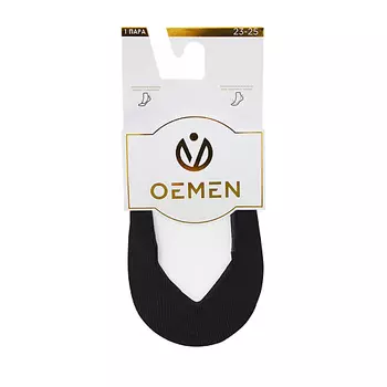 OEMEN Следки капроновые женские 8014 черный