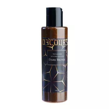OFCOURSE Молочко для тела с шиммером и эффектом загара, темный тон