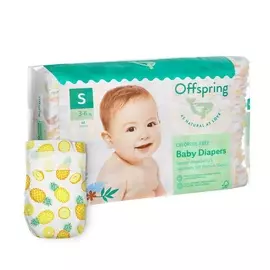 OFFSPRING Подгузники, S 3-7 кг Ананасы 48.0