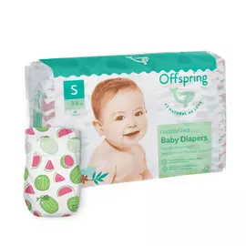 OFFSPRING Подгузники, S 3-7 кг Арбузы 48.0
