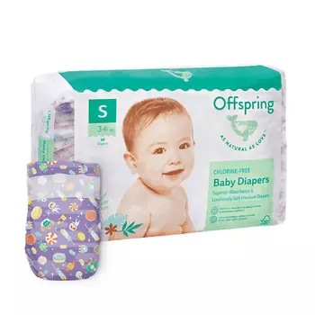 OFFSPRING Подгузники, S 3-7 кг Космос 48.0