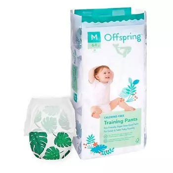 OFFSPRING Трусики-подгузники, M 6-11 кг Тропики 42.0