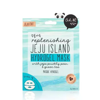 OH K! JEJU MINERAL LAVA SEA WATER HYDROGEL MASK Маска для лица гидрогелевая увлажняющая и успокаивающая "Остров чеджу"