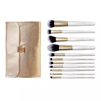 OH MY BRUSH Набор из 11 кистей для макияжа с чехлом для хранения 11 MAKEUP GEEK BRUSH KIT