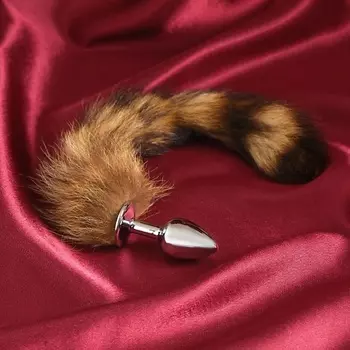 ОКИ-ЧПОКИ Анальная пробка с мехом