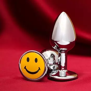 ОКИ-ЧПОКИ Анальная пробка "Смайлик"