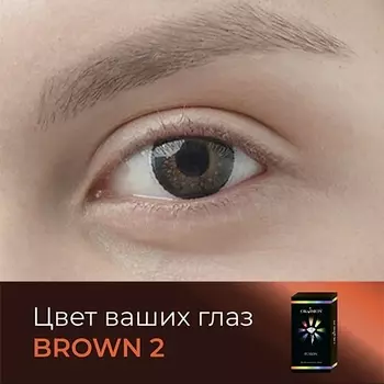 OKVISION Цветные контактные линзы Fusion Brown (2)