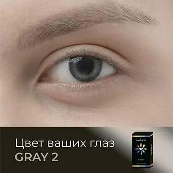 OKVISION Цветные контактные линзы Fusion Gray (2)