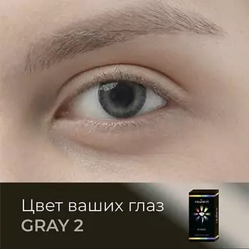 OKVISION Цветные контактные линзы Fusion Gray (2)