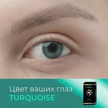 OKVISION Цветные контактные линзы Fusion Turquoise