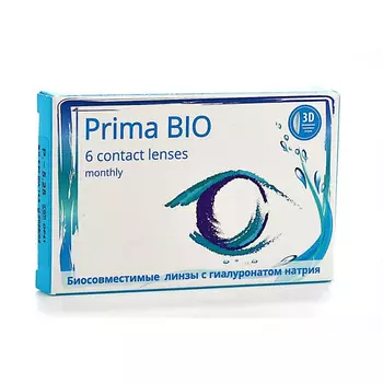 OKVISION Контактные линзы OKVision Prima BIO 8.6 на 1 месяц