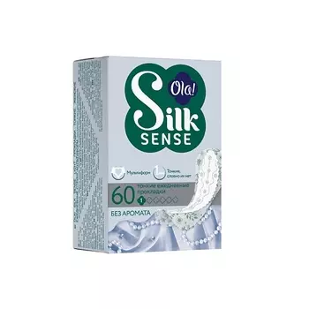 OLA! Silk Sense Ежедневные ультратонкие прокладки мультиформ, без аромата 60.0