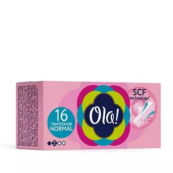 OLA! Normal Тампоны гигиенические без аппликатора, шелковистая поверхность 16.0