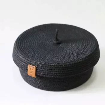 OLALA HOME Круглая корзина с крышкой