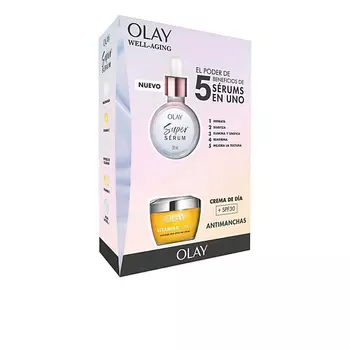 OLAY Набор: Сыворотка Super Serum + Крем для лица Vitamin C + SPF 30