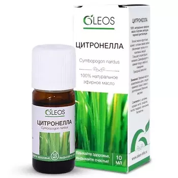 OLEOS Эфирное масло Цитронелла 10.0