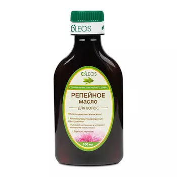 OLEOS Репейное масло с эфирным маслом Чайного дерева 100.0
