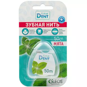 OLEOS Зубная нить Мята 1