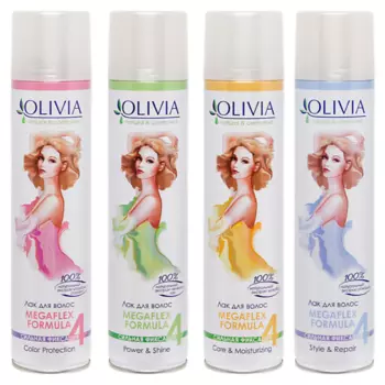 OLIVIA NATURAL & CONTROLLED Набор Лаков для волос сильной фиксации 1000.0