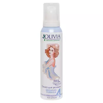 OLIVIA NATURAL & CONTROLLED Пенка для укладки волос с экстрактом ромашки 150.0