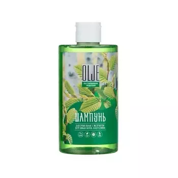 OLJE Натуральный шампунь для сухих волос с экстрактом березовых почек и кератином 450.0