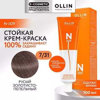OLLIN PROFESSIONAL Перманентная крем-краска для волос N-JOY