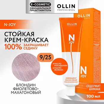 OLLIN PROFESSIONAL Перманентная крем-краска для волос N-JOY