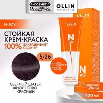 OLLIN PROFESSIONAL Перманентная крем-краска для волос N-JOY