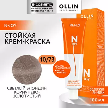 OLLIN PROFESSIONAL Перманентная крем-краска для волос N-JOY