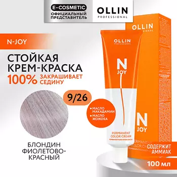 OLLIN PROFESSIONAL Перманентная крем-краска для волос N-JOY