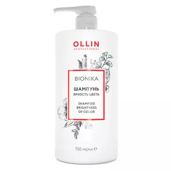 OLLIN PROFESSIONAL Шампунь для окрашенных волос "Яркость цвета" OLLIN BIONIKA