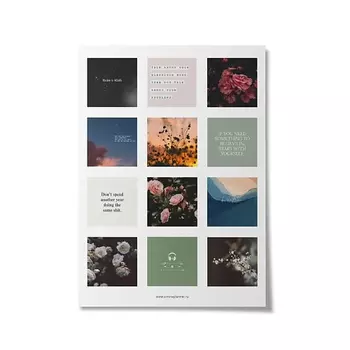 OMARIE Стикеры для ежедневника А6