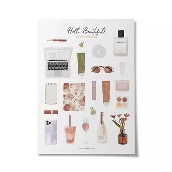 OMARIE Стикеры для ежедневника А6