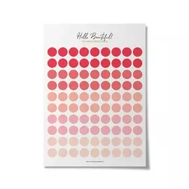 OMARIE Стикеры для ежедневника на прозрачной основе