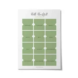 OMARIE Стикеры-разделители для ежедневника А6