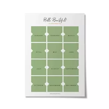 OMARIE Стикеры-разделители для ежедневника А6