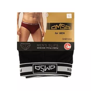 OMSA OmB 1224 Трусы мужские Слипы Nero 0