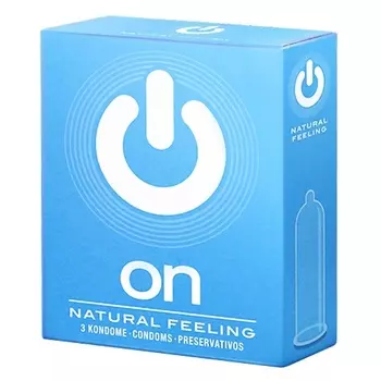 ON Презервативы ON Natural feeling, классические, 54 мм 3.0