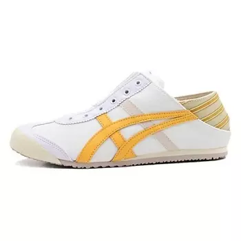 ONITSUKA TIGER Кроссовки MEXICO 66 Anti-Slip Wear-Resistant Breathable White Yellow