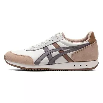 ONITSUKA TIGER Кроссовки New York Cushioned Slip-Resistant Low-Top Casual Shoes Unisex White Brown
