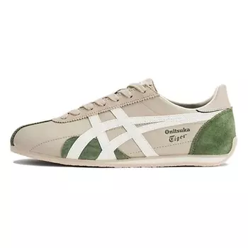 ONITSUKA TIGER Кроссовки Runspark Anti-Slip Wear-Resistant Beige Green